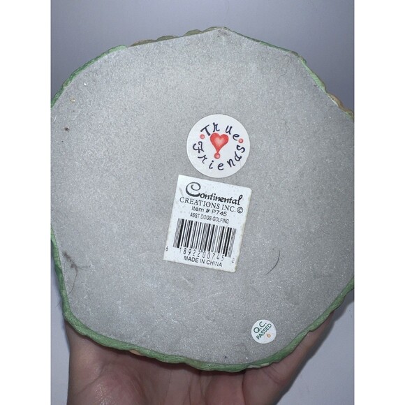 Golfing Circle of Friends Candle Holder Continental Creations Dogs Ready To Go - Picture 6 of 8